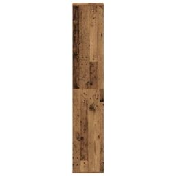 Berkfield Home Shoe Cabinet Old Wood 54x34x183 cm Engineered Wood in Brown - Size: 54 x 34 x 183 cm - thumbnail 6