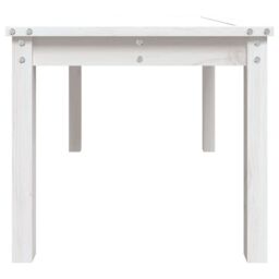 Berkfield Home Garden Table White 82.5x50.5x45 cm Solid Wood Pine - thumbnail 6