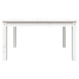 Berkfield Home Garden Table White 82.5x50.5x45 cm Solid Wood Pine - thumbnail 5
