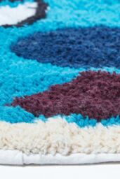 Homescapes Cotton Tufted Blue Fish Children Rug - Size: 40 cm x 75 cm - thumbnail 3