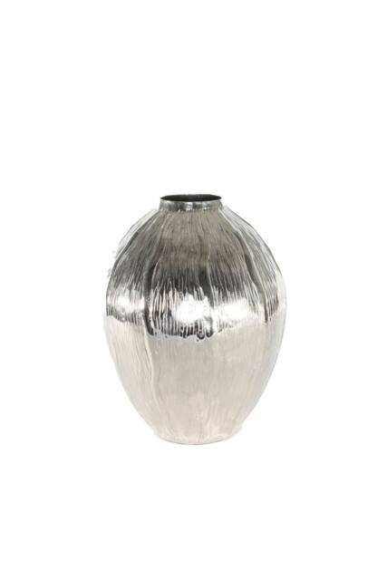 KDMD Silver Eros Seed Metal Vase 29.5cm H - image 1