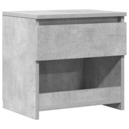 Berkfield Home Elegant Bedside Cabinet Concrete Grey 40x30x39 cm Engineered Wood - Size: 40 x 30 x 39 cm - thumbnail 3