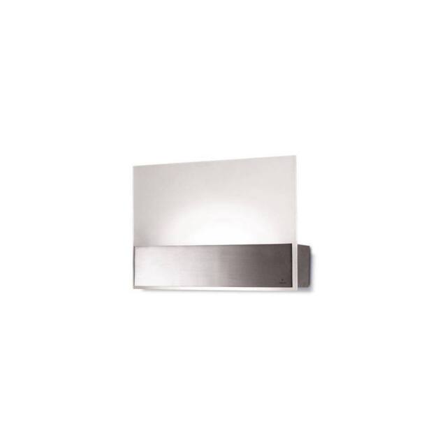 Netlighting LED 1 Light Indoor Small Wall Uplighter Satin Nickel Special Offer in Grey