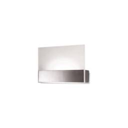 Netlighting LED 1 Light Indoor Small Wall Uplighter Satin Nickel Special Offer in Grey