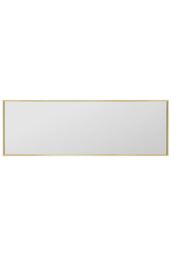 "MirrorOutlet The Artus - Gold Aluminium Edged Wall Mirror 47"" X 16"" (120CM X 40CM) - Size: 1 Pack" - thumbnail 4