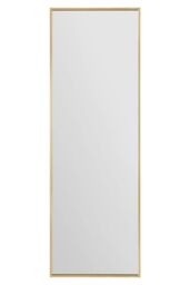 "MirrorOutlet The Artus - Gold Aluminium Edged Wall Mirror 47"" X 16"" (120CM X 40CM) - Size: 1 Pack" - thumbnail 2