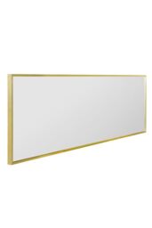 "MirrorOutlet The Artus - Gold Aluminium Edged Wall Mirror 47"" X 16"" (120CM X 40CM) - Size: 1 Pack" - thumbnail 5