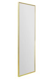 "MirrorOutlet The Artus - Gold Aluminium Edged Wall Mirror 47"" X 16"" (120CM X 40CM) - Size: 1 Pack" - thumbnail 3