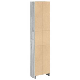 Berkfield Home Bookcase Grey Sonoma 40x24x176 cm Engineered Wood - Size: 40 x 24 x 176 cm - thumbnail 6