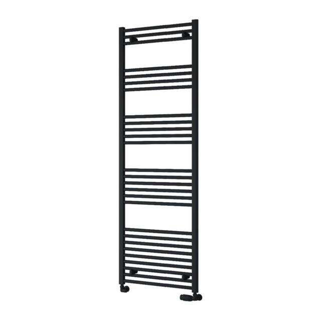 Bathroom Kingdom Capo Black Straight Heated Towel Rail 1800x600 - image 1