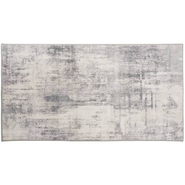 tectake Washable Rug Nadira 60 X 110 Cm - Beige/Grey in Beige - Size: 60 cm x 110 cm - image 1