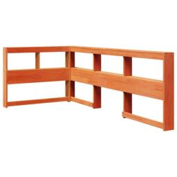 Berkfield Home Decorative Bookcase Bed without Mattress Wax Brown 90x190 cm Soli - thumbnail 6