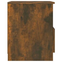 Berkfield Home Bedside Cabinets 2 pcs Smoked Oak 40x40x50 cm Engineered Wood in Brown - Size: 40 x 40 x 50 cm - thumbnail 5