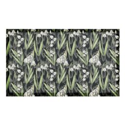 Artsy Mats Lily of Valley x Celia Battaini Doormat (70 x 40cm) in White - Size: 40 cm x 70 cm - thumbnail 2