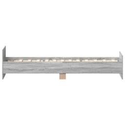 Berkfield Home Bed Frame Grey Sonoma 90x190 cm Single Engineered Wood - thumbnail 6