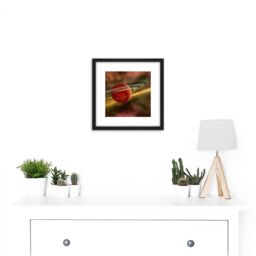 Artery8 Space NASA Birth Planet Discs Star Orbit Illustration 8X8 Inch Square Wooden Framed Wall Art Print Picture with Mount in Black - thumbnail 2