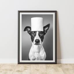 60 SECOND MAKEOVER Dog Toilet Roll Animal Print - Size: A4 - thumbnail 1