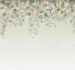Superfresco Easy Botanical Cascade Sage Print To Order 3m x 2.8m Mural in Green - thumbnail 2