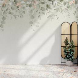 Superfresco Easy Botanical Cascade Sage Print To Order 3m x 2.8m Mural in Green - thumbnail 4