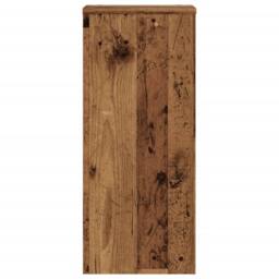 Berkfield Home Plant Stands 2 pcs Old Wood 30x30x70 cm Engineered wood in Brown - Size: 30 x 30 x 70 cm - thumbnail 6