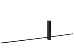 Lucide 'SEGIN' Non Dimmable Stylish Mountable Indoor Decor LED Wall Light in Black - thumbnail 1