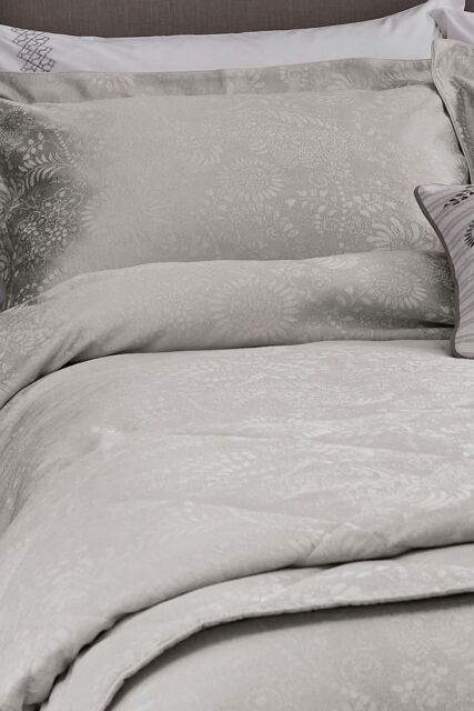 1951 'Kina' Jacquard Throw in Silver - image 1