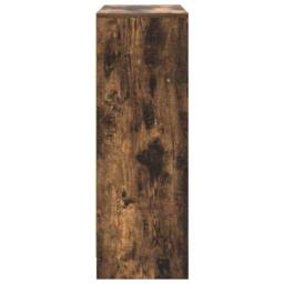 Berkfield Home Sideboard with Drawers & Doors Smoked Oak 73x31x90 cm in Brown - Size: 73 x 31 x 90 cm - thumbnail 7