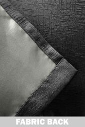 Enhanced Living 'Vogue' Black Eyelet Thermal Noise Reducing Dim Out Curtains Pair - Size: 168 cm width x 183 cm drop - thumbnail 5