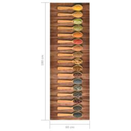 Berkfield Home Kitchen Floor Mat Washable Spoon 60x180 cm - thumbnail 6