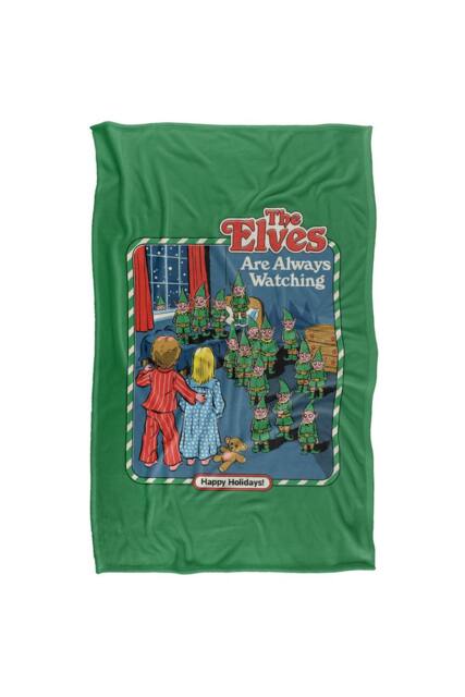 Steven Rhodes The Elves Are Always Watching Super Soft Throw Blanket - Size: Small - image 1