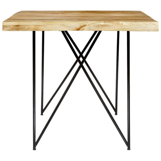 Berkfield Home Beautiful Dining Table 180x90x76 cm Solid Mango Wood in Brown - Size: 180 x 90 x 76 cm - image 1