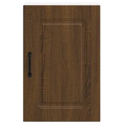 Berkfield Home Kitchen Wall Cabinet Kalmar Brown Oak Engineered Wood - thumbnail 5