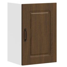 Berkfield Home Kitchen Wall Cabinet Kalmar Brown Oak Engineered Wood - thumbnail 2