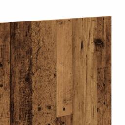 Berkfield Home Bed Headboard Old Wood 200x1.5x80 cm Engineered Wood in Brown - thumbnail 5