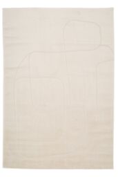 Kukoon Cream Beige Minimalist Design Plush Pile Area Rug in Light Beige - Size: 80 cm x 150 cm - thumbnail 1