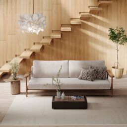 Kukoon Cream Beige Minimalist Design Plush Pile Area Rug in Light Beige - Size: 80 cm x 150 cm - thumbnail 2