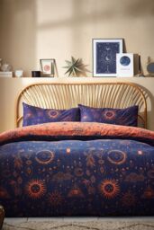 Furn Constellation Celestial Reversible Duvet Cover Set - Size: Single - thumbnail 2