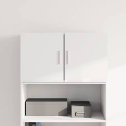 Berkfield Home Wall Cabinet White 70x42.5x40 cm Engineered Wood - thumbnail 2