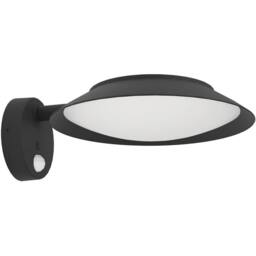 Loops Sleek Black Outdoor Wall Light - Stylish Home PIR Décor Lighting - thumbnail 3