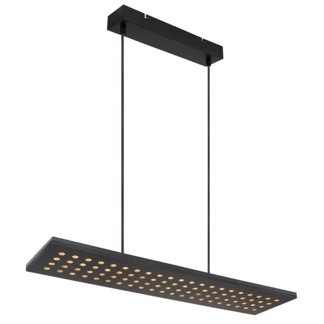 Netlighting Dolores 80x20cm Pendant Ceiling Light Matt Black LED 3000K - Size: 80x20 cm - image 1