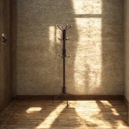 Pirlo Plush Metal Hallway Coat Rack Stand With 12 Hooks Brown - thumbnail 4