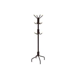 Pirlo Plush Metal Hallway Coat Rack Stand With 12 Hooks Brown - thumbnail 6