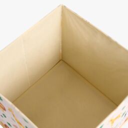 OHS Set Of 4 Safari Storage Box Cubes Folding Space Saving Shelf Boxes in Beige - thumbnail 5