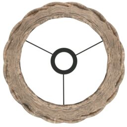 Berkfield Home Ceiling Lamp Shade Brown √ò30x20 cm Wicker - Size: 30x20 cm - thumbnail 5
