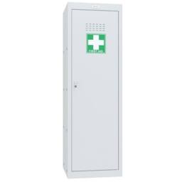 Phoenix Safe Company Light Grey Medical Cube Locker with Key Lock, MC1244GGK, 173L - Size: 120 cm x 100 cm - thumbnail 1