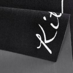 THE RUGS Washable Kitchen Rug & Runner Polyamide Non Slip Floor Runner in Black - Size: 50 cm x 150 cm - thumbnail 2