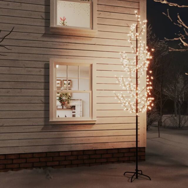 Berkfield Home Cherry Blossom LED Tree Warm White 368 LEDs 300 cm - image 1