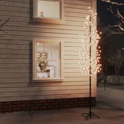 Berkfield Home Cherry Blossom LED Tree Warm White 368 LEDs 300 cm - thumbnail 1