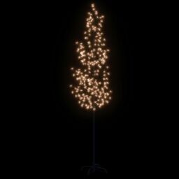 Berkfield Home Cherry Blossom LED Tree Warm White 368 LEDs 300 cm - thumbnail 3