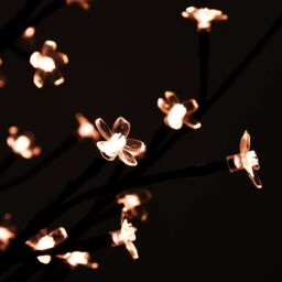 Berkfield Home Cherry Blossom LED Tree Warm White 368 LEDs 300 cm - thumbnail 4